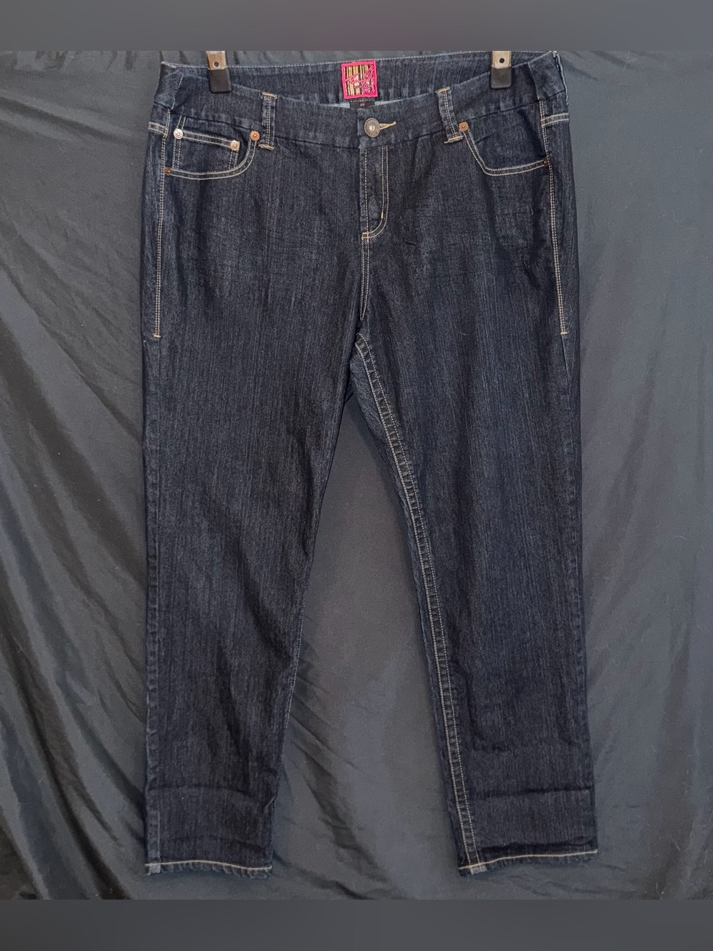 Womens Torrid Dark Blue Jeans Size 22 Denim Cotton Blend Stretch